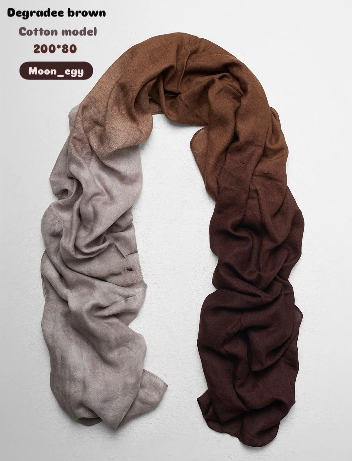 Degradee brown &amp; nude coffee