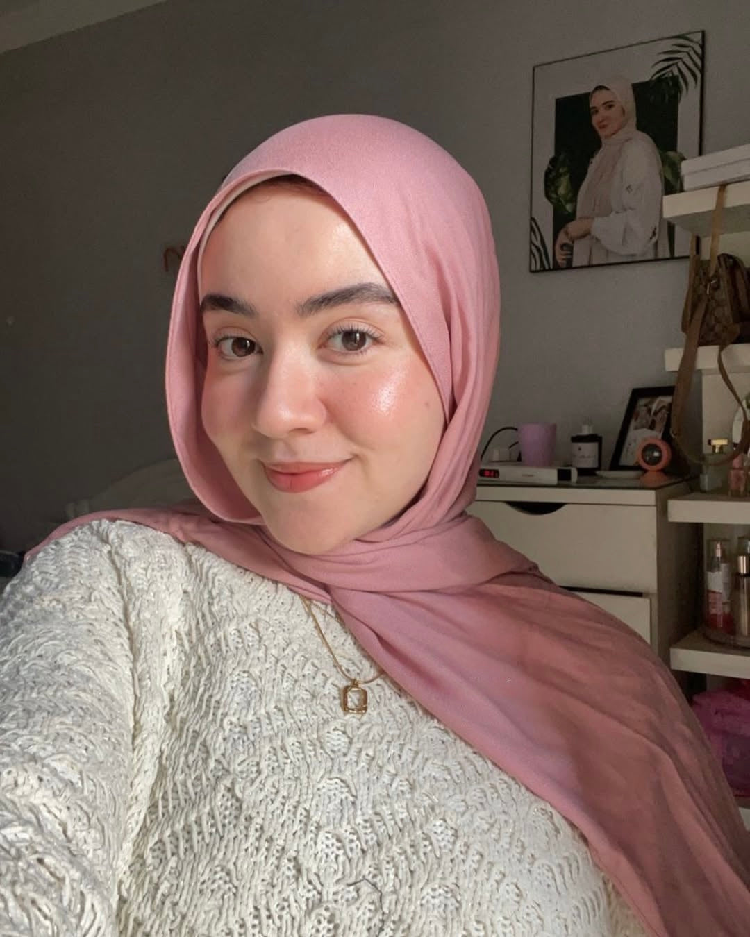 Modal cotton - Dusty pink