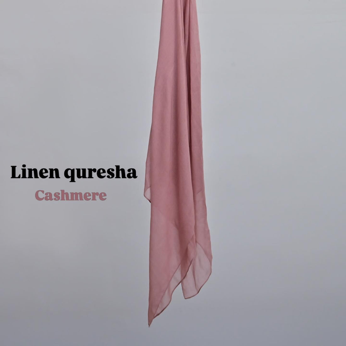 Linen quresha ( cashmere)