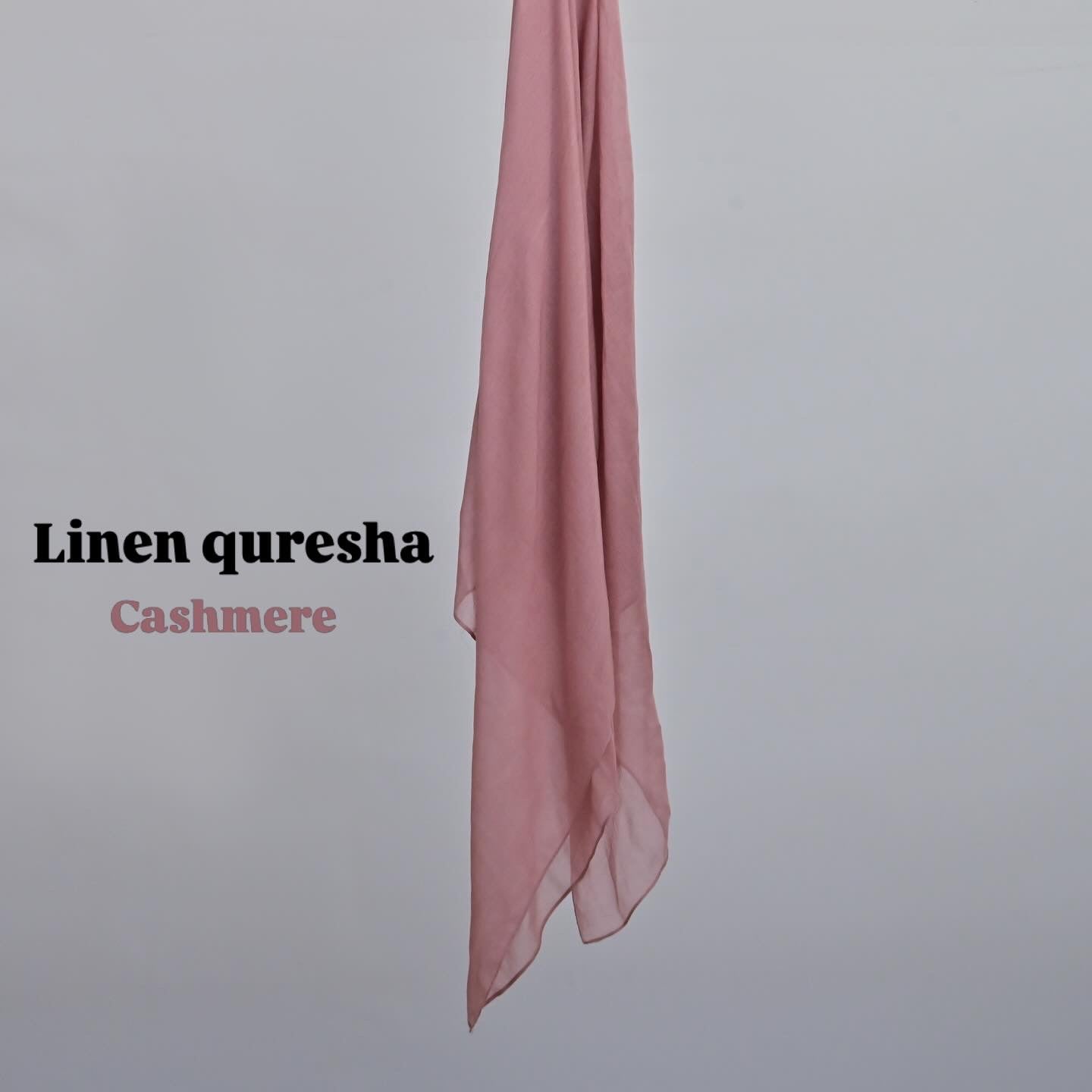 Linen quresha ( cashmere)