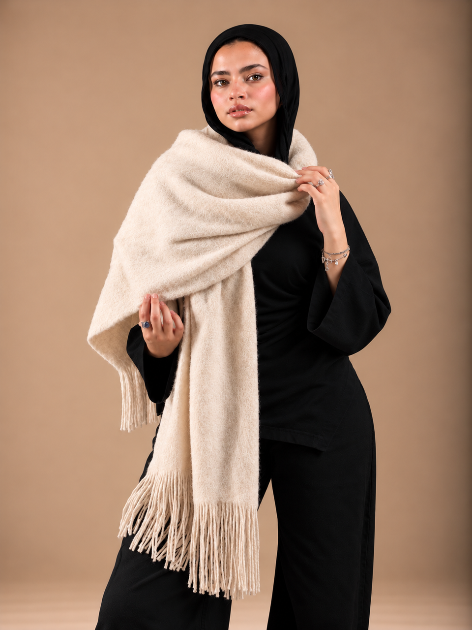 Winter Shawl - Beige